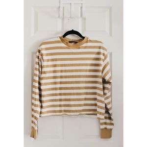 yellow stripes long sleeve